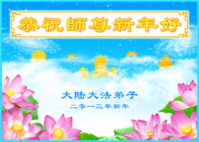 Image for article Praktisi Falun Dafa dari Kota Daqing dengan Hormat Mengucapkan Selamat Tahun Baru kepada Guru Li Hongzhi (22 Ucapan)