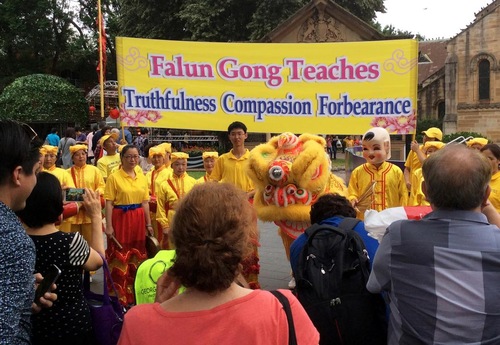 Image for article Sydney Australia: Praktisi Falun Gong Tampil di Perayaan Tahun Baru Imlek