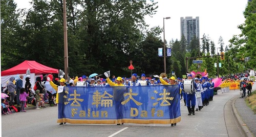 Image for article Kelompok Falun Gong Tampil di Pawai Festival Coquitlam, Kanada