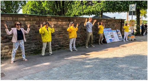 Image for article Dukungan Publik untuk Falun Gong di Stockholm