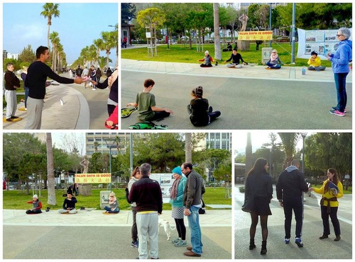 Image for article Siprus: Memperkenalkan Falun Dafa di Pesisir Kota Limassol