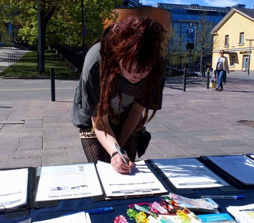 Image for article Finlandia: Kegiatan Mendapat Dukungan Publik bagi Falun Gong