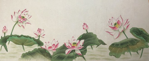 Image for article Lukisan Tradisional Tiongkok: Bunga Lotus Mulia