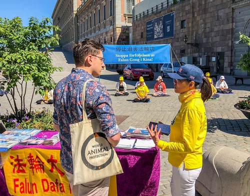Image for article Swedia: Praktisi Falun Dafa Kembali Meningkatkan Kesadaran akan Penganiayaan