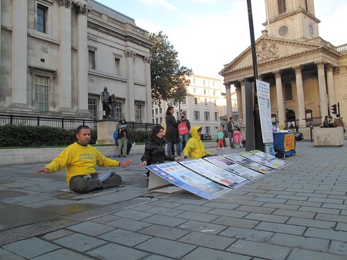 Image for article Warga London: Prinsip Falun Gong Sangat Penting bagi Dunia