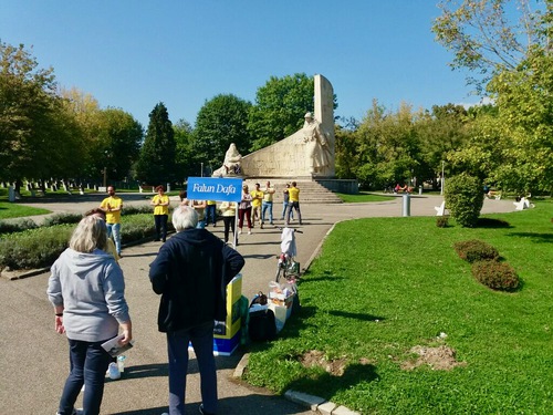 Image for article Kegiatan Falun Dafa Diselenggarakan di Baia Mare, Rumania Selama Tiga Hari