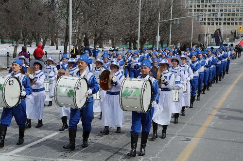 Image for article Tian Guo Marching Band Tampil di Parade St. Patrick Ottawa