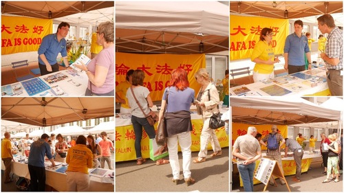 Image for article Belgia: Falun Gong Berpartisipasi dalam Festival Pasar Nova Mondo di Eeklo