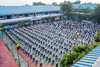 Image for article ​Pulau Batam: 720 Siswa-siswi SMA Negeri 3 Batam Mempelajari Latihan Falun Dafa