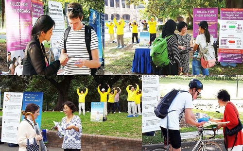 Image for article Warga Sydney Mendukung Perlawanan Damai Falun Gong