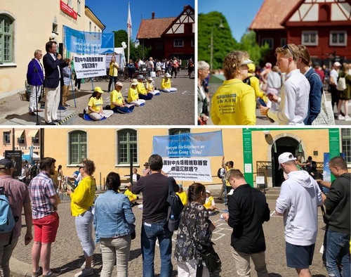 Image for article Swedia: Meningkatkan Kesadaran tentang Falun Gong di “Pekan Politisi”