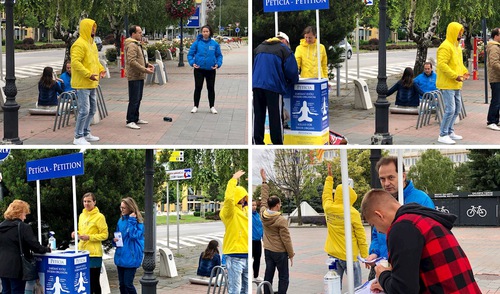 Image for article Slovakia: Memperkenalkan Falun Gong di Galanta