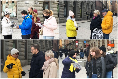 Image for article Swedia: Dukungan Publik bagi Falun Dafa saat Kegiatan di Stockholm