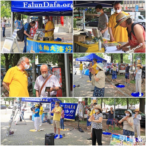 Image for article Jerman: Praktisi Mengadakan Kegiatan untuk Mengungkap Penganiayaan terhadap Falun Dafa