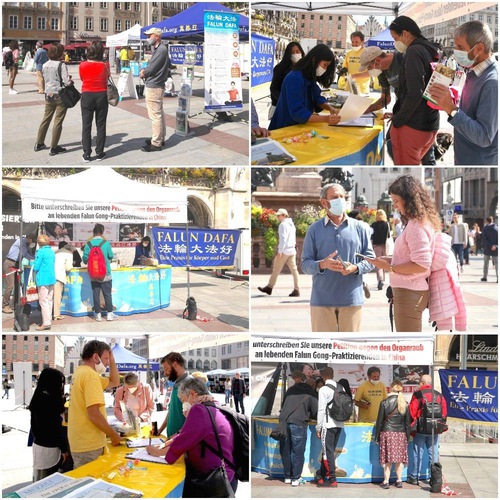 Image for article Jerman: Orang-orang Mengecam Penganiayaan Selama Puluhan Tahun terhadap Falun Dafa -- “PKT Melakukan Genosida”