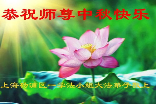 Image for article Praktisi Falun Dafa dari Shanghai Dengan Hormat Mengucapkan Selamat Festival Pertengahan Musim Gugur kepada Guru Li Hongzhi (24 Ucapan)