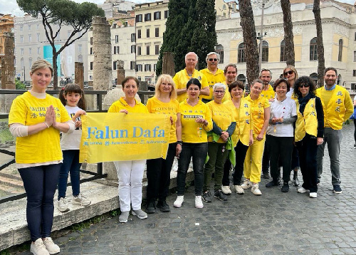 Image for article Roma: Praktisi Merayakan Hari Falun Dafa Sedunia