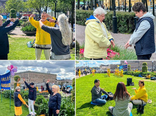 Image for article Praktisi Swedia Menggelar Kegiatan Dua Hari untuk Merayakan Peringatan 30 Tahun Pengenalan Falun Dafa ke Publik 