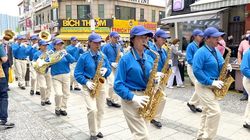 Image for article Korea Selatan: Tian Guo Marching Band Dipuji Selama Pawai di Ansan