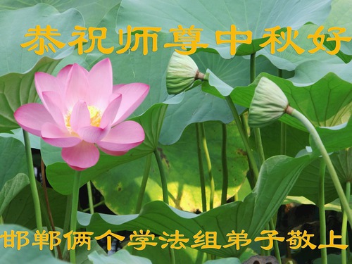 Image for article Praktisi Falun Dafa dari Provinsi Hebei Dengan Hormat Mengucapkan Selamat Festival Pertengahan Musim Gugur kepada Guru Li Hongzhi (22 Ucapan)