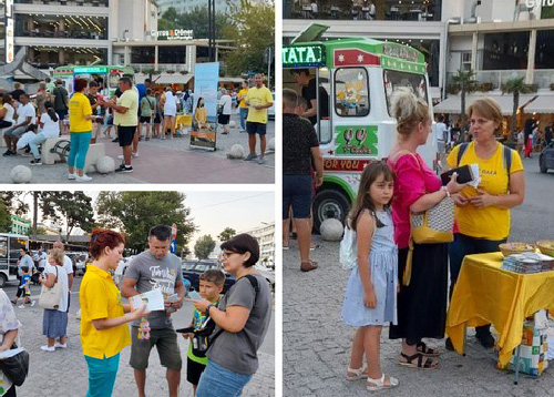 Image for article Rumania: Memperkenalkan Falun Dafa di Daerah Wisata Laut Hitam