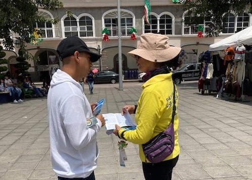 Image for article Tlaxcala, Meksiko: Praktisi Mengadakan Acara di Zacatelco untuk Memperkenalkan Falun Dafa