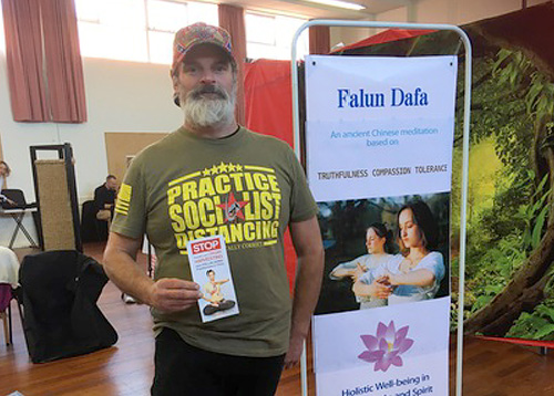 Image for article Selandia Baru: Warga Otaki Mengungkapkan Dukungan Mereka untuk Falun Dafa Selama Spirit Fair