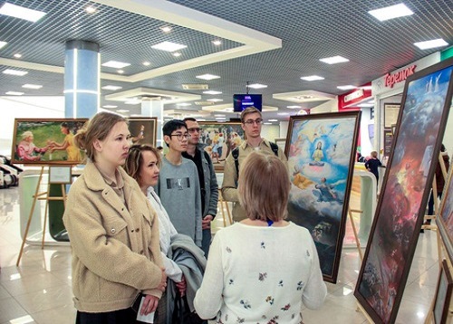 Image for article Rusia: Pameran Seni Internasional Sejati-Baik-Sabar Diadakan di Krasnodar