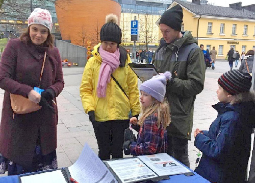 Image for article Finlandia: Penduduk Helsinki Mendukung Diakhirinya Penganiayaan Falun Dafa di Tiongkok