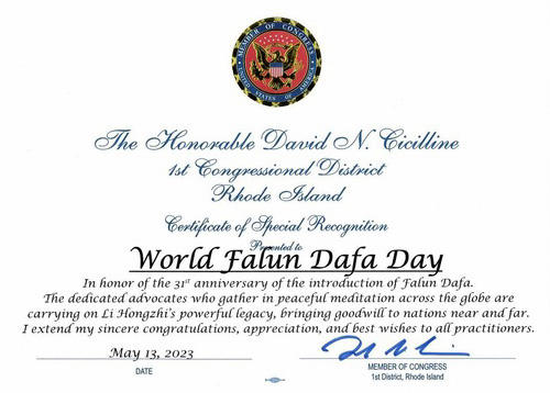Image for article New England, AS: Sepuluh Pejabat Terpilih Mengakui Hari Falun Dafa Sedunia