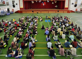 Image for article Taiwan Utara: Praktisi Berkumpul dan Mendorong Satu Sama Lain untuk Berkultivasi dengan Gigih