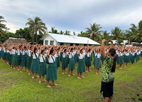 Image for article Praktisi dari Selandia Baru Membawa Falun Dafa ke Samoa