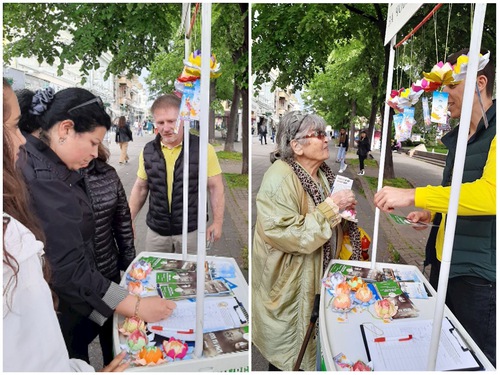 Image for article Bulgaria: Praktisi Mengadakan Acara Sepanjang Mei untuk Memperkenalkan Falun Dafa kepada Publik