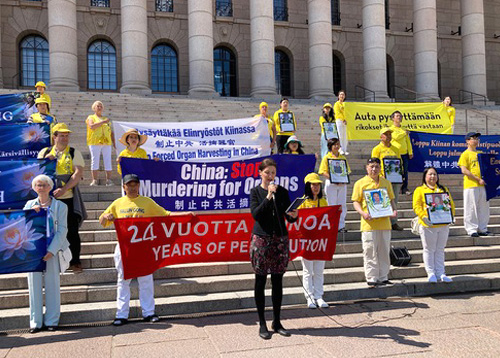 Image for article Helsinki, Finlandia: Rapat Umum dan Pawai di Helsinki Menyerukan Diakhirinya Penganiayaan terhadap Falun Gong