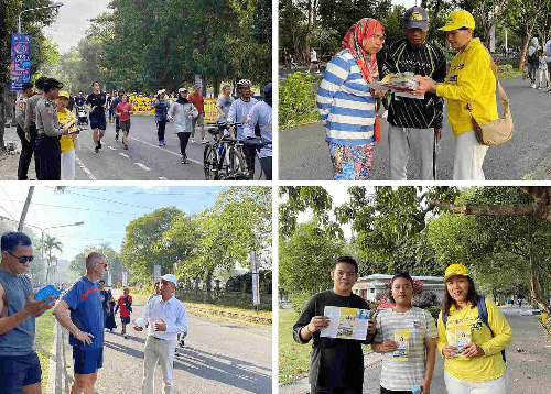 Image for article Bali: Praktisi Falun Dafa Mengadakan Pawai Menyambut Hari Kemerdekaan RI