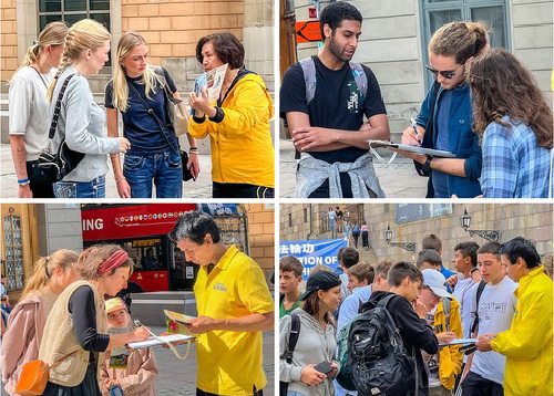 Image for article Swedia: Orang-orang Mempelajari Falun Dafa di Festival Kebudayaan Kulturkalaset