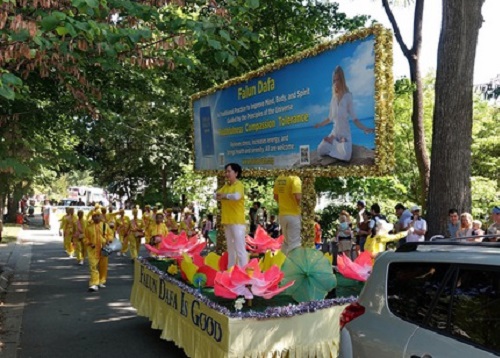 Image for article Maryland, AS: Falun Dafa Disambut di Parade Hari Buruh