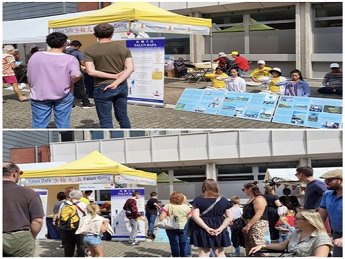 Image for article Belgia: Falun Dafa Diterima Dengan Baik Selama Festival Perdamaian