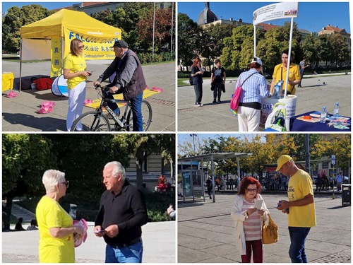 Image for article Kroasia: Memperkenalkan Falun Dafa di Ibu Kota