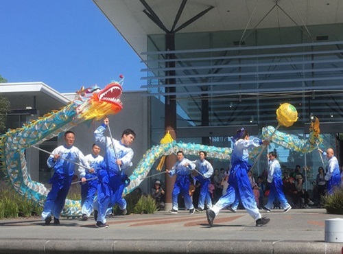 Image for article Selandia Baru: Orang-orang Mempelajari Falun Dafa Selama Perayaan Musim Semi di Auckland