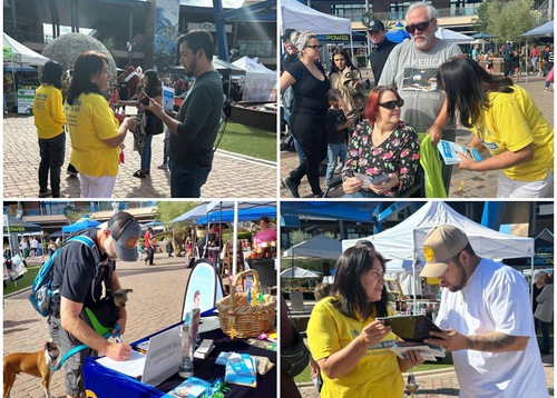 Image for article Arizona, AS: Masyarakat Mendukung Falun Dafa Selama Acara Lokal