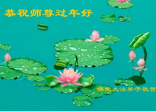 Image for article Praktisi Falun Dafa dari Kota Baoding dengan Hormat Mengucapkan Selamat Tahun Baru kepada Guru Li Hongzhi (29 Ucapan)