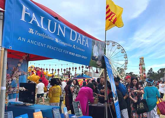 Image for article Melbourne, Australia: Memperkenalkan Falun Dafa pada Perayaan Tahun Baru di Komunitas Vietnam