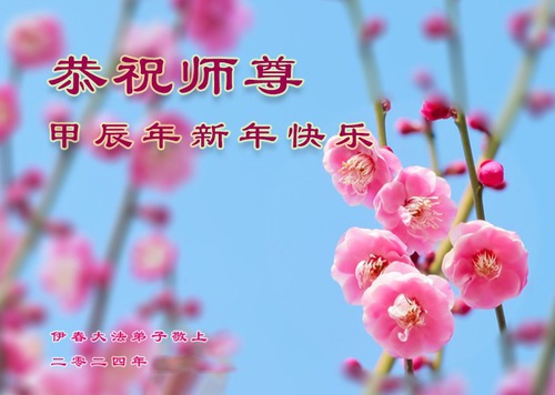 Image for article Praktisi Falun Dafa dari Provinsi Heilongjiang dengan Hormat Mengucapkan Selamat Tahun Baru Imlek kepada Guru Li Hongzhi (23 Ucapan)