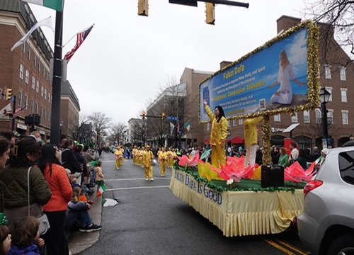 Image for article Washington DC: Falun Dafa Disambut di Parade Hari St. Patrick