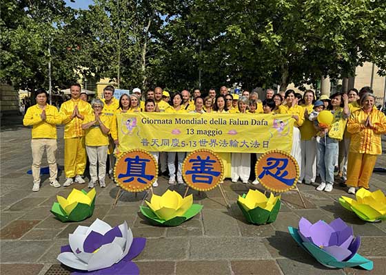 Image for article Merayakan Hari Falun Dafa Sedunia di Italia