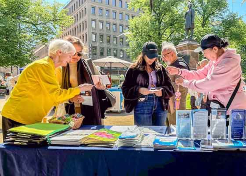 Image for article Finlandia: Memperkenalkan Falun Dafa ke Publik di Hari Helsinki