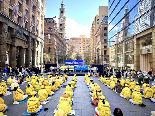 Image for article Sydney: Pendukung Falun Gong Mengecam Kejahatan PKT pada Rapat Umum yang Menandai 25 Tahun Penganiayaan