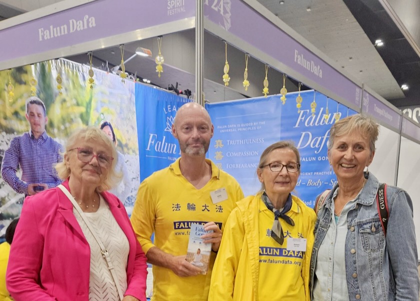 Image for article Melbourne, Australia: Falun Dafa Disambut di Festival Pikiran, Jiwa dan Raga