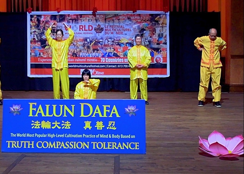 Image for article Kanada: Memperkenalkan Falun Dafa di Festival Multikultural Dunia di Ottawa